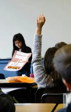 154735 Student Raising Hand USP Crop