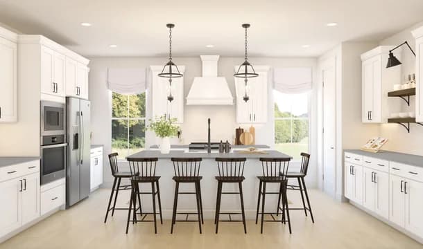 The Grove at Jackson Village Cape May Kitchen Farmhouse Palette 3 Level 2 Traditional Farmhouse