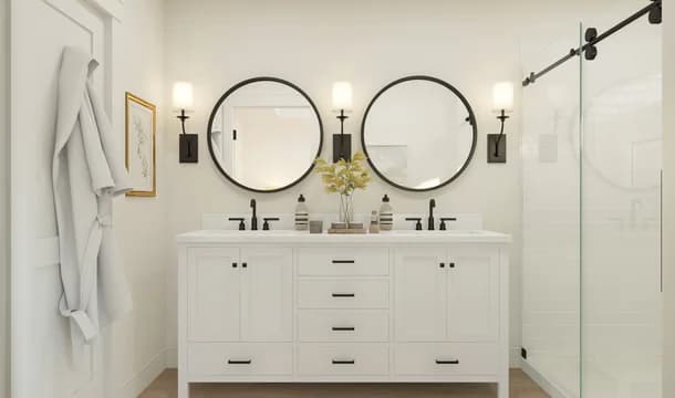 The Grove at Jackson Village Cape May Primary Bath Farmhouse Palette 4 Level 2 Traditional Farmhouse