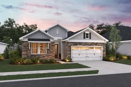 Four Seasons at Addison Farms Poitier Elevation FG Level