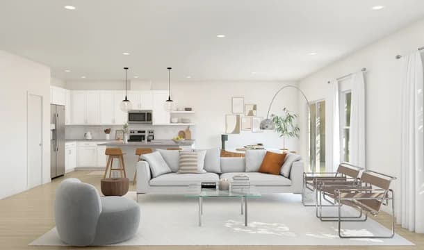 Aspire at Davis Ranch Daffodil Great room Loft Palette 2 Aspire