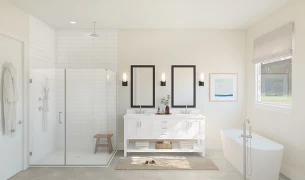 Tacoma Primary Bath Plus Tub Loft Palette 4 and 7 Level 2 Neutral Loft