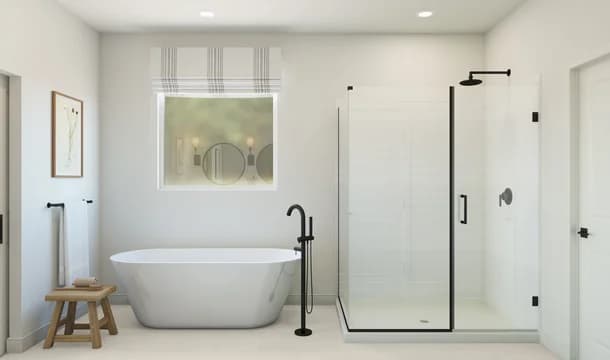 Barcelona Primary Bath Tub Farmhouse Palette 6 Level 1 European Farmhouse
