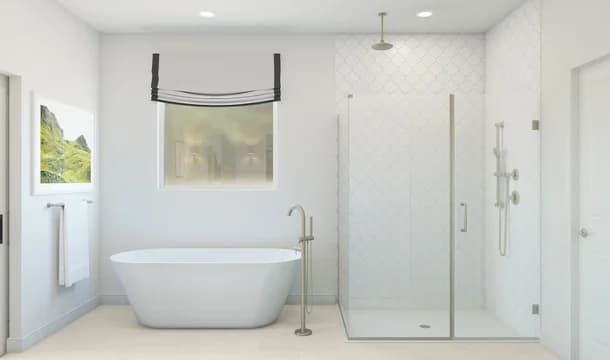 Barcelona Primary Bath Plus Tub Classic Palette 6 Level 1 Restoration Classic