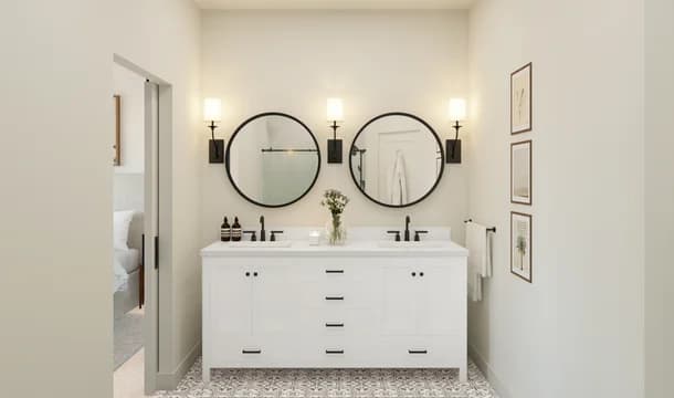 Blueberry Ash Primary Bath Plus Farmhouse Palette 4 Level 1 Fresh Farmhouse