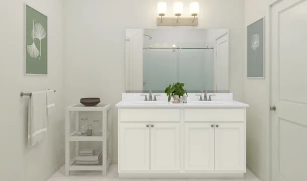 Aspire at The Reserve at Huntsville Sweet Pea Primary Bath Elements Palette 1 and 2 Ascend Elements