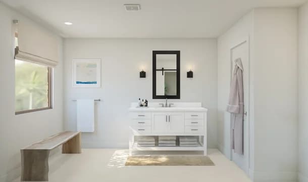 Hampton Primary Bath Loft Palette 6 Level 1 Coastal Loft