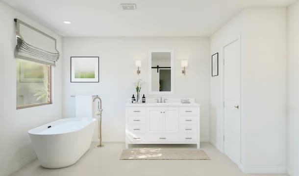 Hampton Primary Bath Tub Classic Palette 6 Level 1 Modern Classic