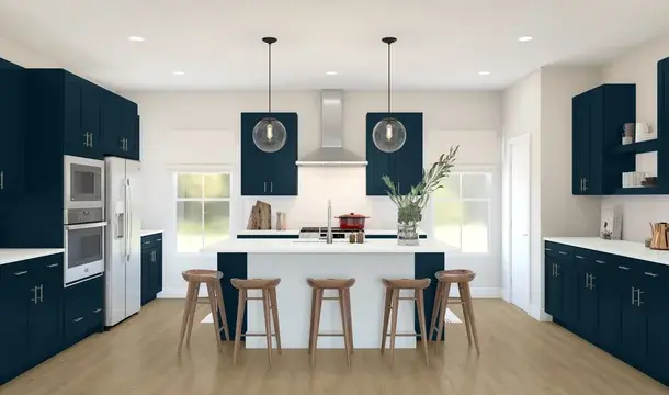 Cape May Kitchen Loft Palette 2 Level 1 Coastal Loft