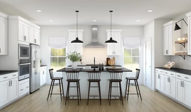 Cape May Kitchen Farmhouse Palette 1 Level 1 Traditional Farmhouse