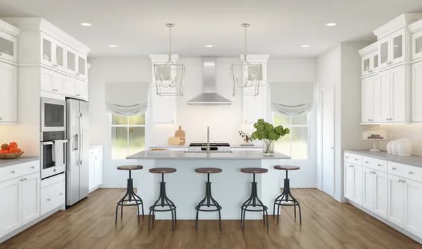 Cape May Kitchen Classic Palette 3 Level 1 Coastal Classic