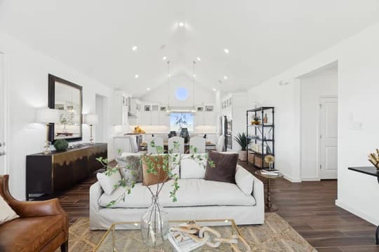 Cane Crossing Estates Tacoma II great room Classic Palette 3 Level