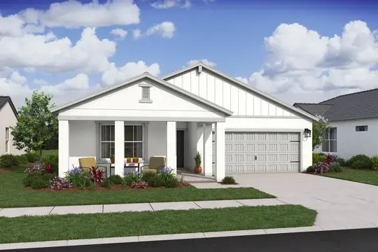 Aspire at Port St. Lucie Passionflower II ESP Farmhouse Elevation Day Ascend