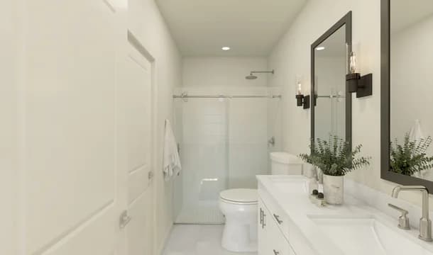 Finlay II Primary Bath Loft Palette 4 Ascend Black and White Loft