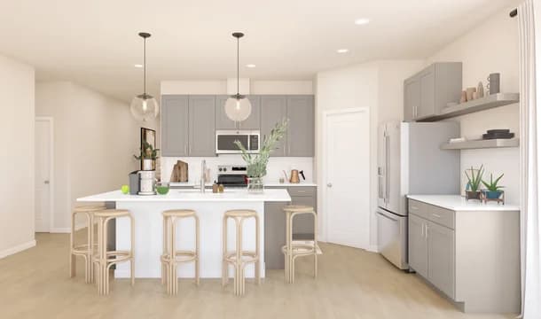 Aspire at Sycamore Ranch Goldenrod II Kitchen Loft Palette 1 Aspire Coastal Loft