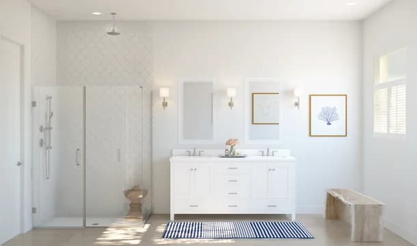 Citrus Cove Tucson Primary Bath Classic Palette 5 Level 2 Coastal Classic