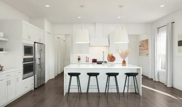 Heath Golf and Yacht VIllas Spring Lake Kitchen Loft Palette 6 Level 2 Black and White Loft