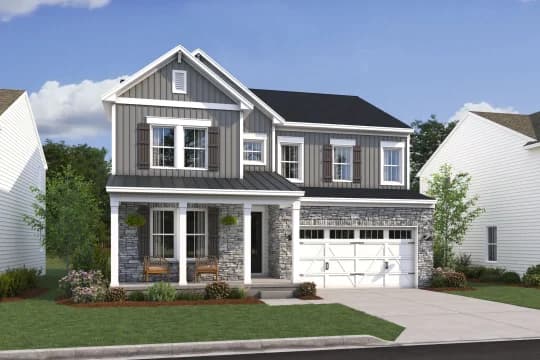 The Enclave at Carrollton Manor Macon II Elevation FN