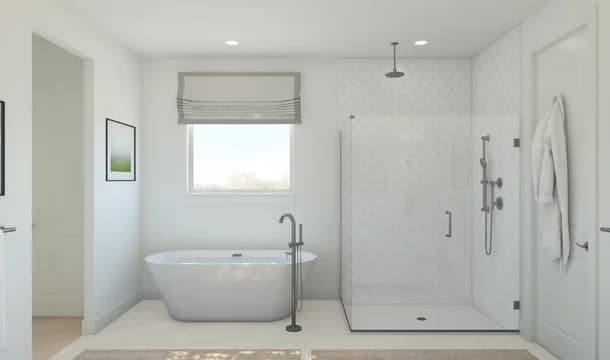 Stirling Primary Bath Plus Tub Classic Palette 4 Level 2 Modern Classic