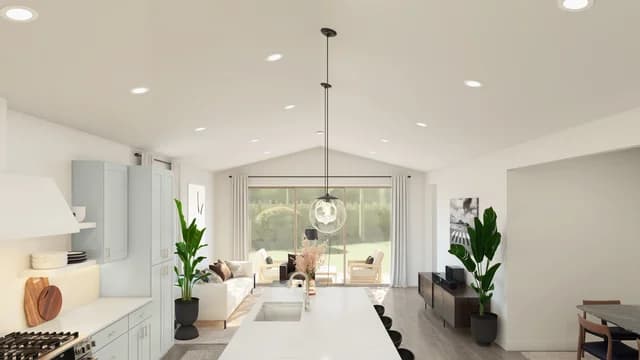 Chalet at Legacy Place Cork Ceiling Loft Palette 6 Level 1 Black and White Loft