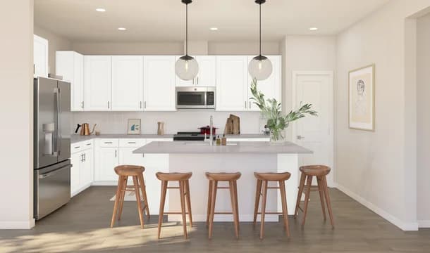 Passionflower II ESP Kitchen Loft Palette 6 Ascend Coastal Loft