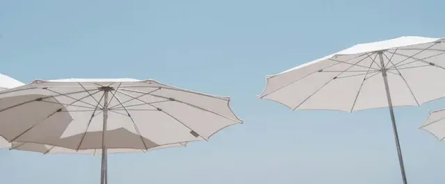 149709 Beach Umbrellas Against the Sky Crop