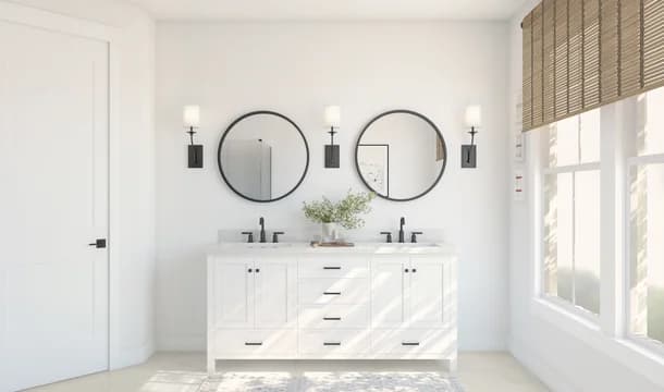 Mitchell s Corner Bar Harbor Primary Bath Farmhouse Palette 1 Level 3 Coastal Farmhouse