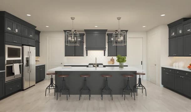 Bar Harbor Kitchen Classic Palette 4 Level 3 Coastal Classic