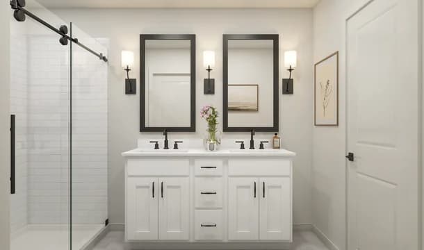 Aspire at Canter Creek Townhomes Ocala Primary Bath Farmhouse Palette 2 Ascend Fresh Farmhouse
