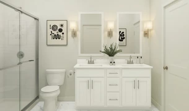 Finlay Primary Bath Loft Palette 2 Aspire Black and White Loft