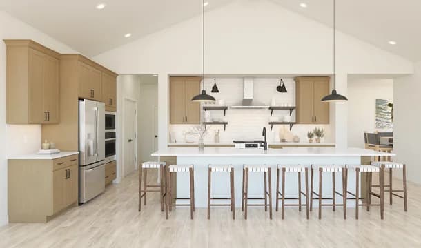 Timberbrook Santa Fe Kitchen Farmhouse Palette 5 Level 1 Coastal Farmhouse