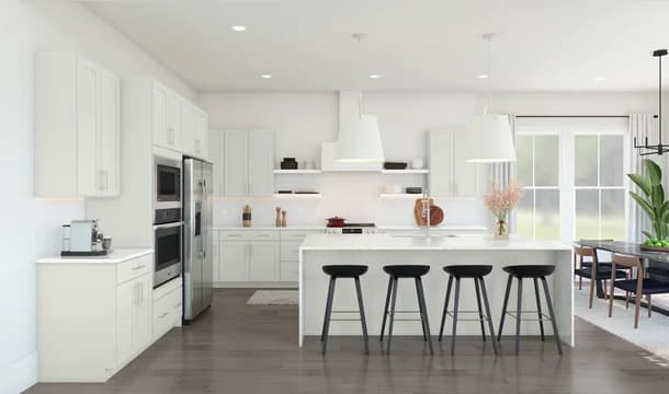 Mirabella Barcelona Kitchen Loft Palette 6 Level 3 Black and White Loft