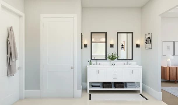 Mirabella Barcelona Primary Bath Loft Palette 6 Level 3 Black and White Loft