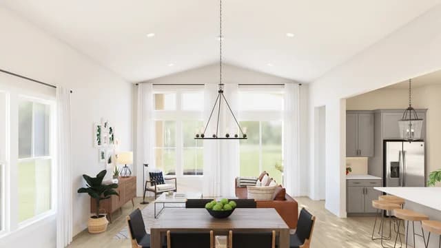 Mirabella Pasadena ESP Vaulted Ceiling Great Room Farmhouse Palette 1 Level 3 Industrial Farmhouse