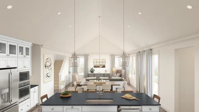 Timberbrook Stirling Vaulted Ceiling Kitchen Classic Palette 3 Level 1 Modern Classic