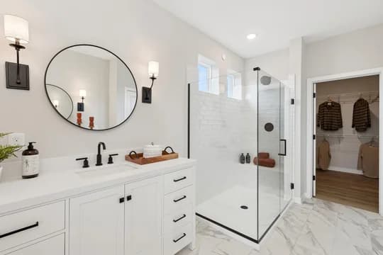 Four Seasons at Addison Farms Astaire Primary Bath Farmhouse Palette 4 and 6 Level 1