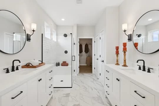 Four Seasons at Addison Farms Astaire Primary Bath Farmhouse Palette 4 and 6 Level 1