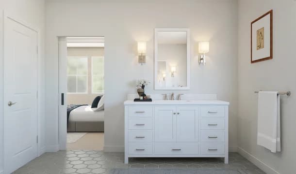 Four Seasons at Easton Mykonos Primary Bath Classic Palette 3 Level 1 Restoration Classic