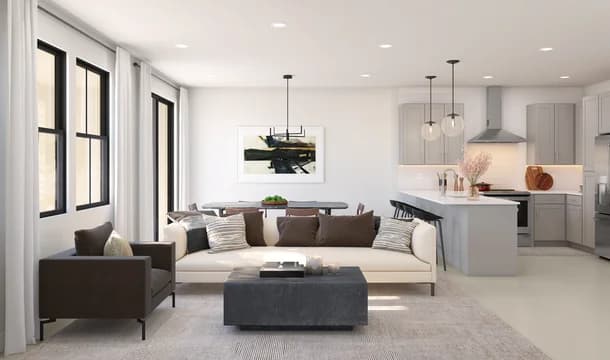 Urban at South Mountain Orinda Great Room Loft Palette 1 Level 1 Black and White Loft