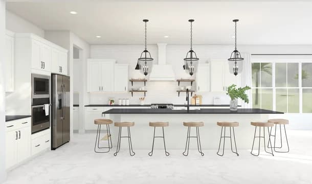 Deer Lakes Richmond Kitchen Farmhouse Palette 3 Level 3 Industrial Farmhouse