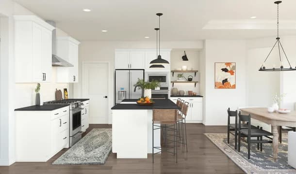 Four Seasons at the Lakes of Cane Bay Spring Lake Kitchen Farmhouse Palette 3 Level 1 Fresh Farmhouse