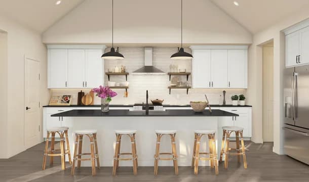 Stirling DFW_Timberbrook Estates_Stirling_Spec 1_Farmhouse European 3_Kitchen Farmhouse Level 1