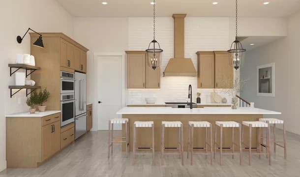 Parkside at Tuttle Royale Reine II Kitchen Palette 5 Level 3 Coastal Farmhouse