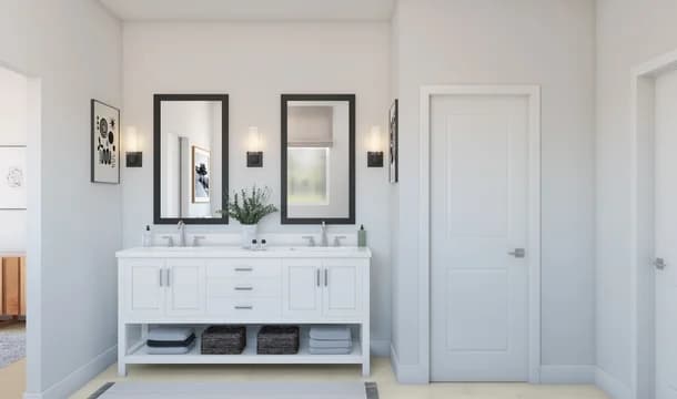 Chaparral Ranch Aberdeen Primary Bath Loft Palette 1 Level 1 Black and White Loft