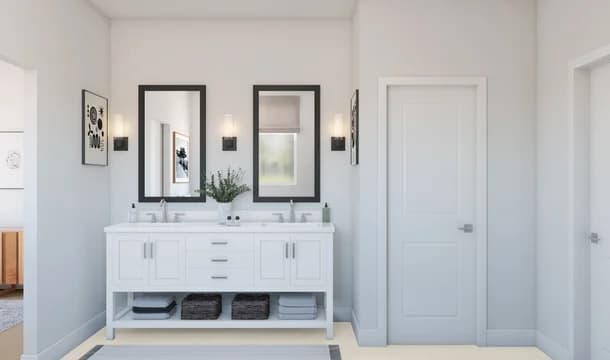 Chaparral Ranch Aberdeen Primary Bath Loft Palette 6 Level 1 Black and White Loft