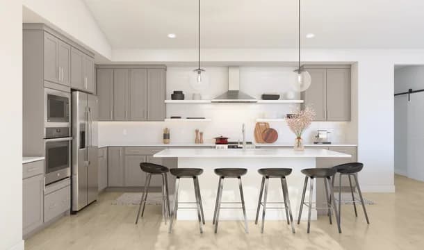 Chaparral Ranch Aberdeen Kitchen Loft Palette 1 Level 1 Black and White Loft