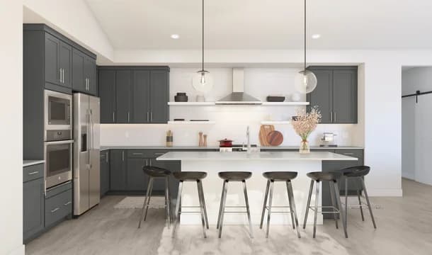 Chaparral Ranch Aberdeen Kitchen Loft Palette 4 Level 1 Black and White Loft