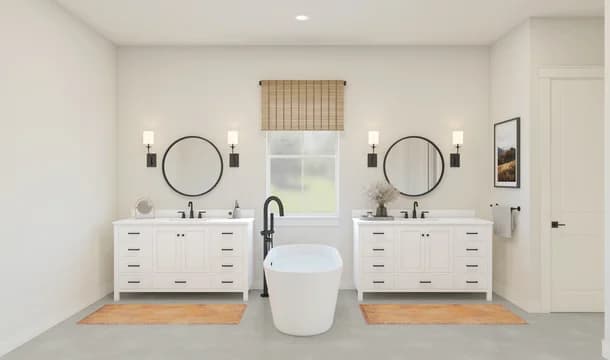 Chaparral Ranch Annapolis SoCal_Chaparral Ranch_Annapolis_Spec 2_Farmhouse Refined Rustic 4_Primary Bath_1 Farmhouse Palette 4 Level 2 Farmhouse Rustic Refined