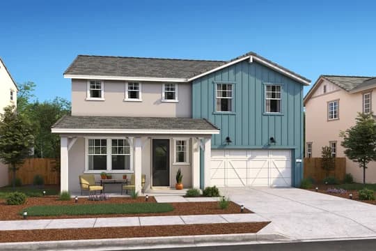 Meridian at The Estates Water Lily II Water Lily IIFarmhouseGen3elev_DAY Level 2