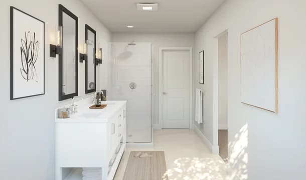 Lighthouse Bluffs Raleigh II Primary Bath Loft Palette 6 Level 1 Neutral Loft